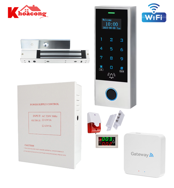 Khóa vân tay cổng sắt ngoài trời HFD2-Wifi
