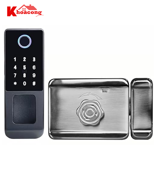 Khóa cửa vân tay cổng sắt App TTLOCK